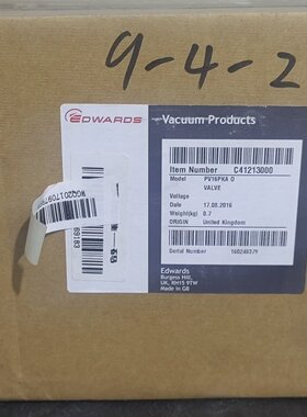 全新Edwards爱德华真空阀PV16PKA0C4121--议价商品