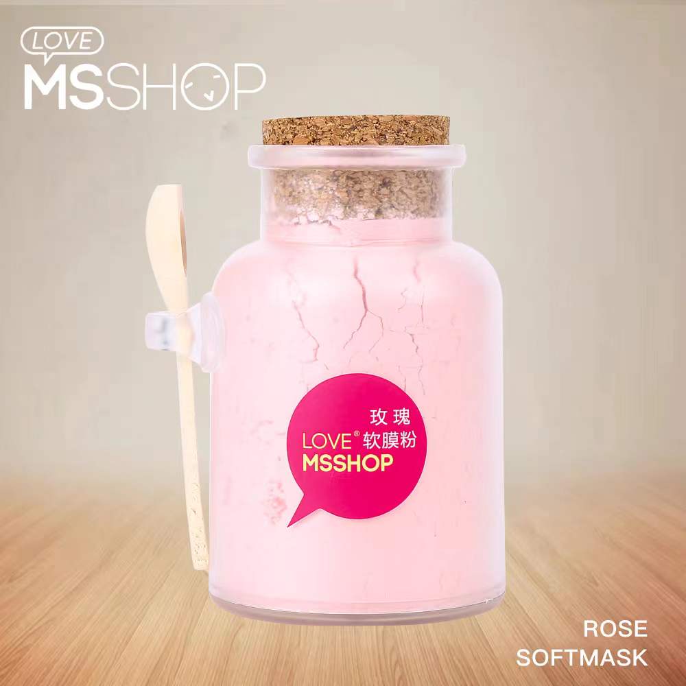 msshop玫瑰毛孔修复面膜粉