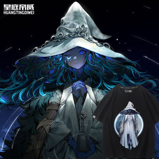 艾尔登法环游戏周边男士宽松短袖重磅纯棉欧版潮流夏季体恤STEAM