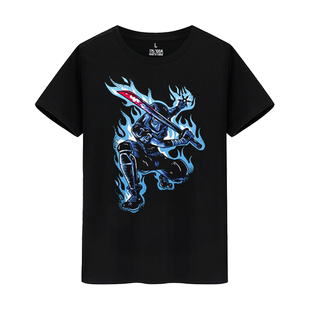 Fortnite堡垒之夜t恤短袖男女新吃鸡游戏周边上衣服纯棉休闲体恤