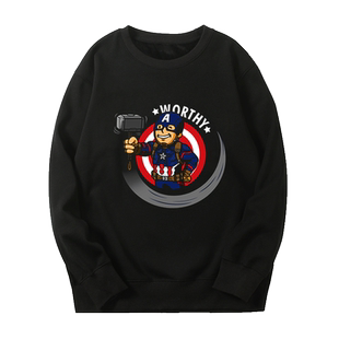 电玩PS4 XBOX周边Fallout 76 辐射76哔哔小子游戏圆领卫衣服外套