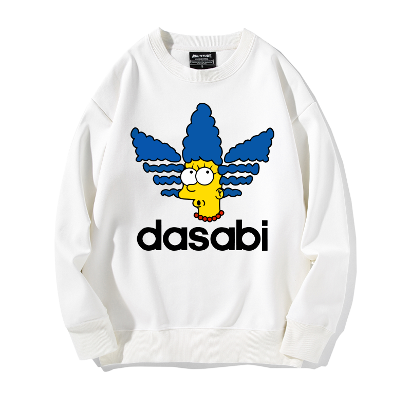 搞怪dasabi圆领卫衣男女社交牛逼