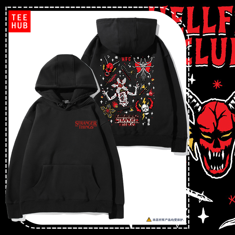 奇物语连帽卫衣美剧长袖