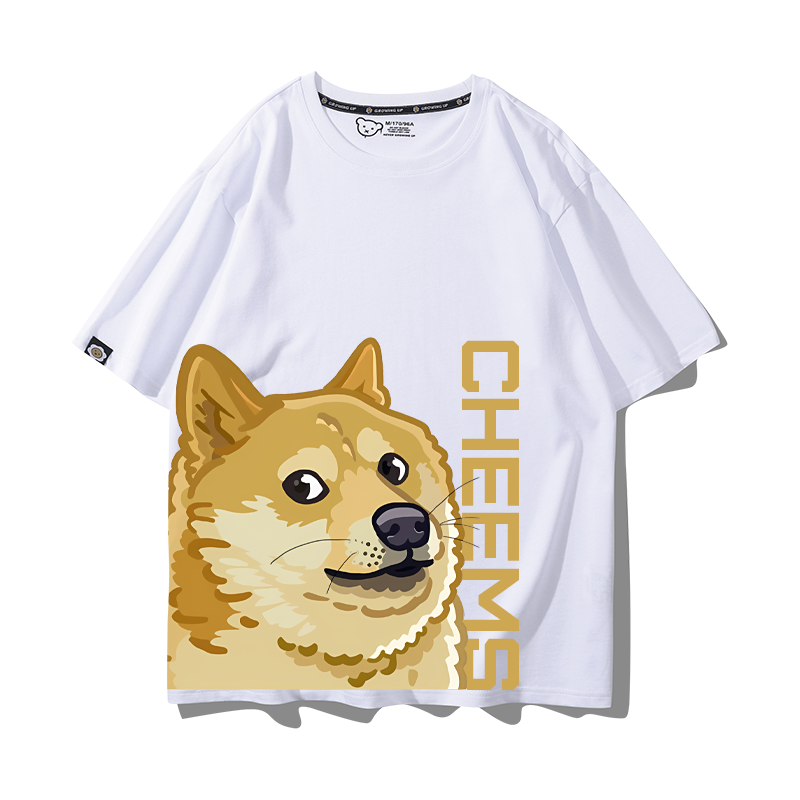 谢谢你狗子网红柴犬t恤