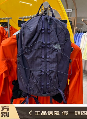 TheNorthFace北面16L 百搭户外双肩包可调节腰带紫色男女同款8HRZ