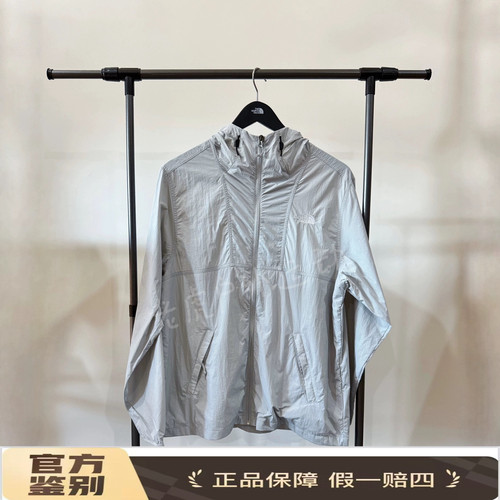 TheNorthFace北面春夏户外时尚百搭连帽长袖夹克外套星辰灰8EZY