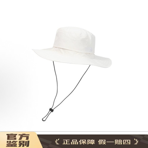 TheNorthFace北面 户外舒适百搭休闲渔夫帽 男女同款 白色 5FX6