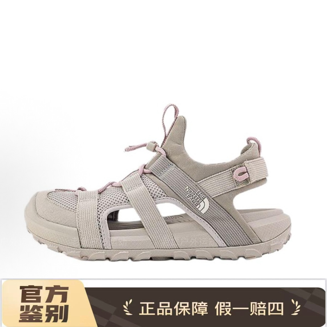 TheNorthFace北面EXPLORE 夏季 百搭舒适 溯溪鞋 女款 棕粉色8ADQ