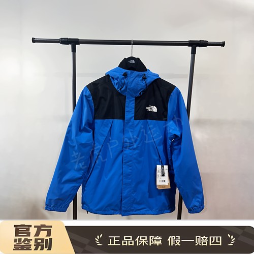 北面THE NORTH FACE连帽三合一 防水防风保暖冲锋衣蓝色 NF0A7W7T