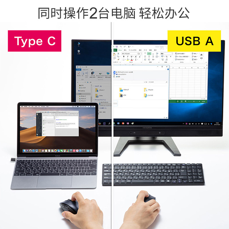 SANWA SUPPLY 무선 마우스 저소음 인체공학적 멀티 모드 부드러운 마우스 유형 C|USB 인터페이스