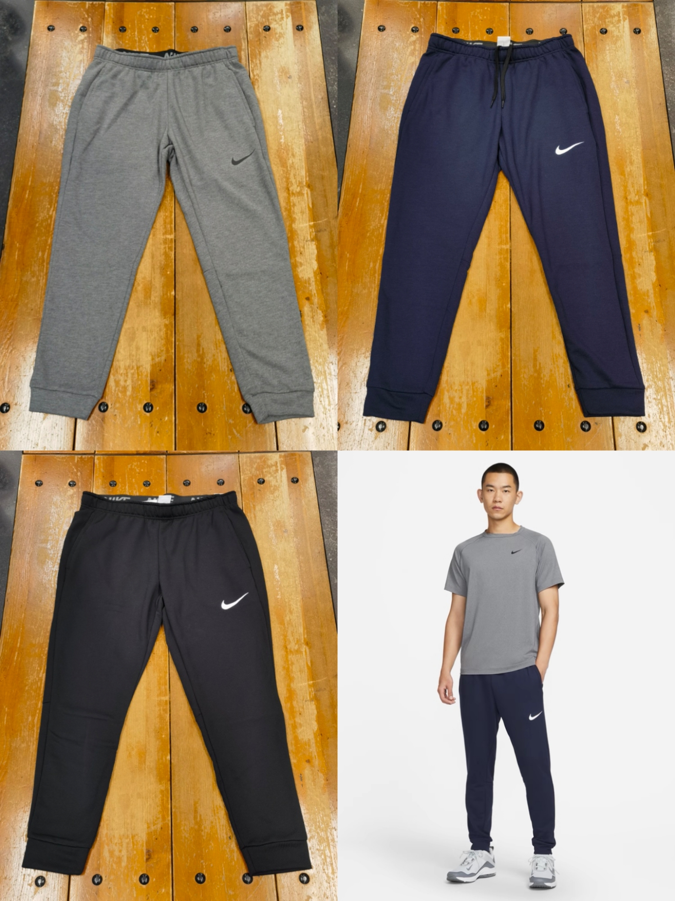 Nike耐克男春秋运动高弹收口长裤