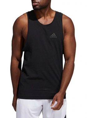 【嗜鞋】Adidas阿迪达斯男高弹性速干透气健身训练运动背心GT8269