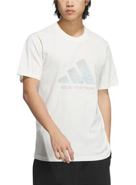 【嗜鞋如命】阿迪达斯男子夏季纯棉透气宽松运动休闲短袖 JP4584