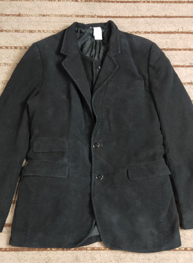 09点 二手 著名高级服装品牌 男士秋冬假两件单排双扣西装外套 C3