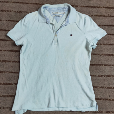 09点 二手 美国休闲精品 女士时尚夏季翻领短袖POLO袖 Q917