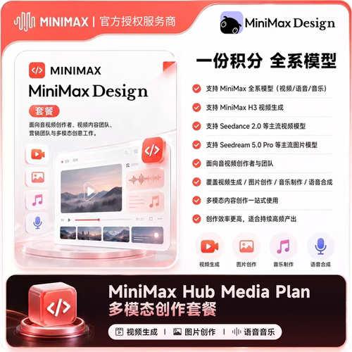 minimax design 订阅会员月卡【Starter/Plus/Pro】卡密自动发货