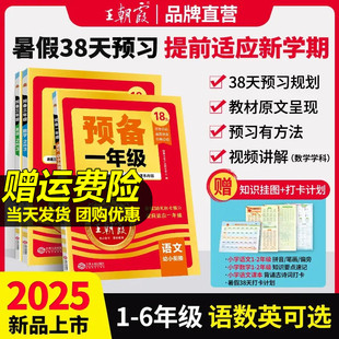 王朝霞2025新版小学语数英暑假衔接