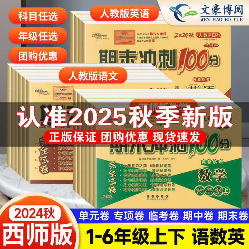 西师版数学试卷期末冲刺100分