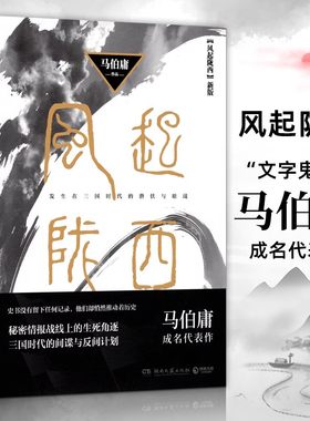 正版现货 风起陇西 马伯庸成名代表作2021版 陈坤白宇郭京飞Angelababy等主演电视剧原著小说 诸葛亮北伐期间三国时代秘密情报战线