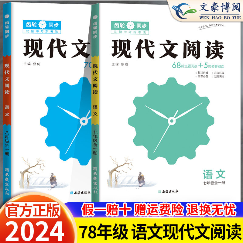 2024版现代文阅读七八年级上下册初中语文阅读理解专项训练书阅读技能三阶训练阅读理解答题模板全国版初一初二现代文同步训练属于什么档次？