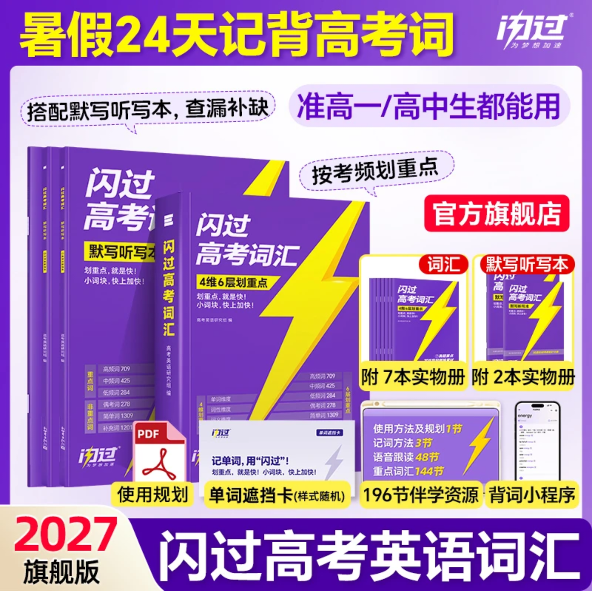 2027高考词汇闪过高中英语词汇图片