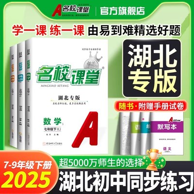 湖北专版名校课堂初中同步练习册