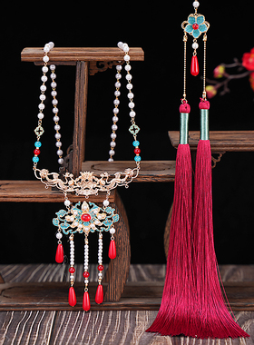 马面裙烧蓝项圈明晚清配饰