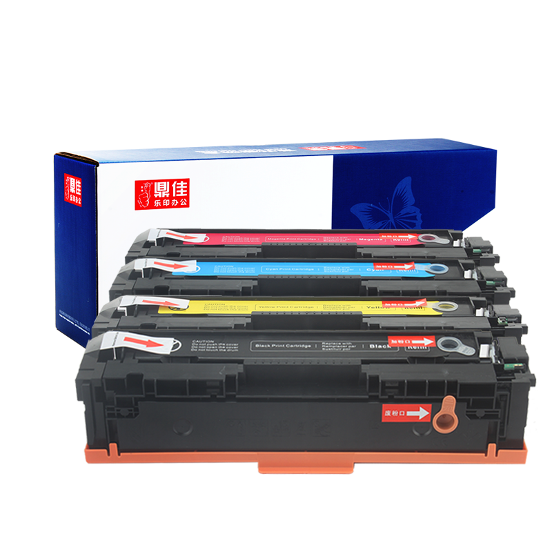 鼎佳易加粉適用hp惠普cf500a硒鼓M280nw曬鼓M281fdn m281cdw HP202A碳粉盒M281fdw M254dw/dn/nw打印機(jī)墨盒