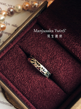 925纯银饰品镂空雕花戒指