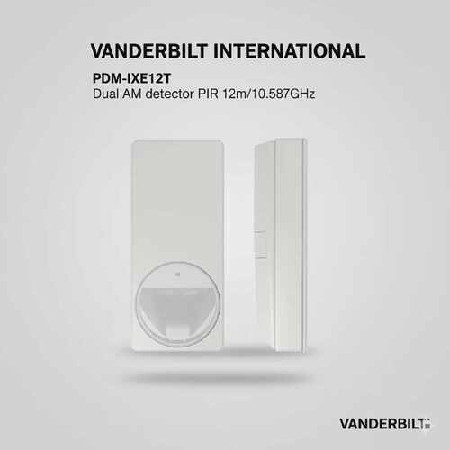 Vanderbilt PDMIXE12T Dual AM Detector PIR