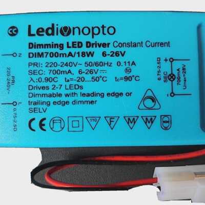 10x Dimming LED Driver Constant Current 700mA18w 626V