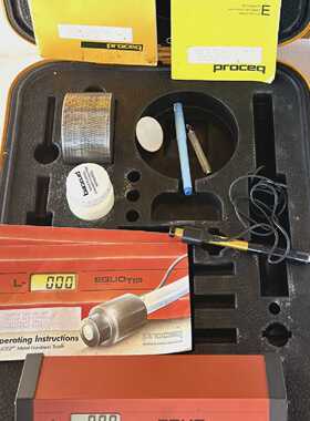 Proceq Equotip Hardness Tester with TypeD Test Block and Typ