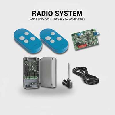 CAME TRA2RA44 Radio System 120230V AC 8K06RV002