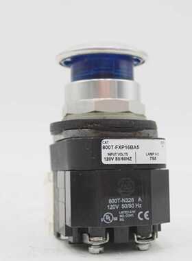 AllenBradley800T800TFXP16BA5蓝色蘑菇头按钮