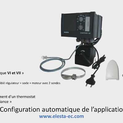 ELESTA Pack100 PRC Ensemble pr cabl rgulateur  socle  moteur