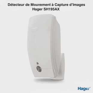 Dtecteur de Mouvement  Capture dImages Hager SH195AX