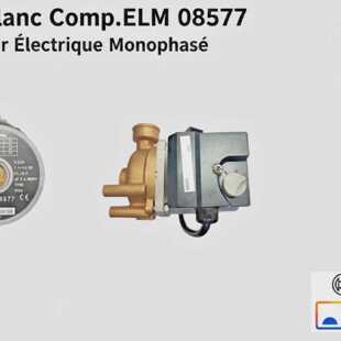Elm Leblanc Comp.ELM 08577 Moteur lectrique Monophas 230V  5