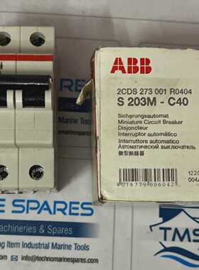 ABBS203MC40S203C40微型断路器全新
