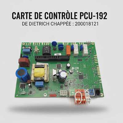 Carte de controle pcu192 De Dietrich 200018121
