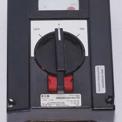 Eaton Crouse Hinds GHG2932201R0136 Switch with Current Meter