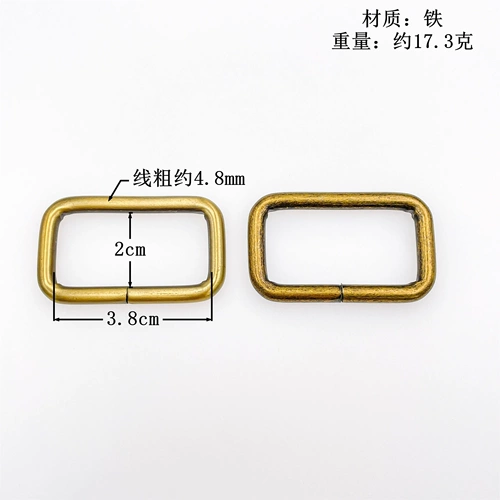 Аксессуар для сумки ручной работы, пряжка, бретели, 3.8см