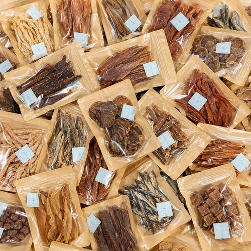 宠物零食牛皮纸袋自封袋狗狗零食包装袋自制宠物手工烘培打包袋