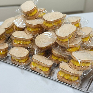 达克瓦兹饼干包装袋自封粘饼干烘焙达克瓦兹饼干单独立包装袋
