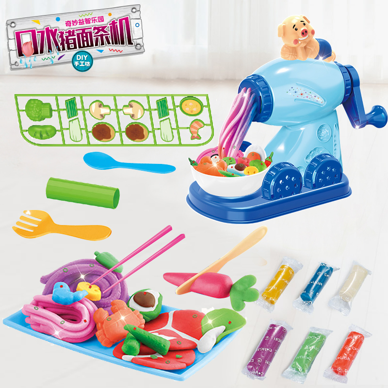 橡皮泥食品级模具套装面条机