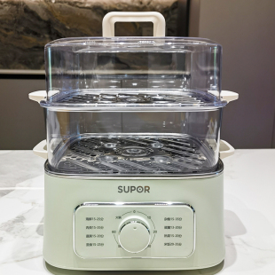 苏泊尔ZN23FK930电蒸锅可视多功能3层小型电蒸笼蒸煮大容量一体锅