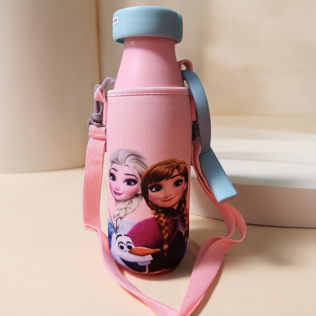 CHaKOLAB和序牛奶瓶520ml斜挎杯套学生保温杯套水壶防烫保护套袋