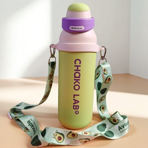 CHaKOLAB和序520ml550ml700ml水杯挂绳斜挎背带绳保温杯硅胶卡扣