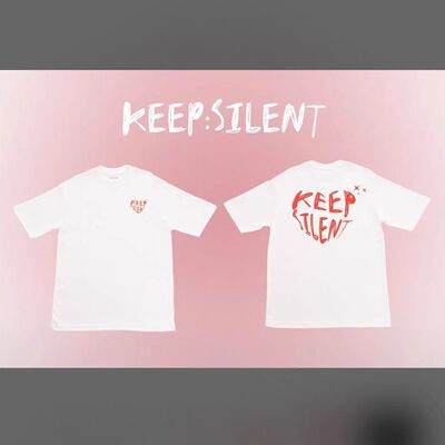 泰星Orm陈美玲品牌keepsilent情人节系列新款T恤情侣半袖上衣ins