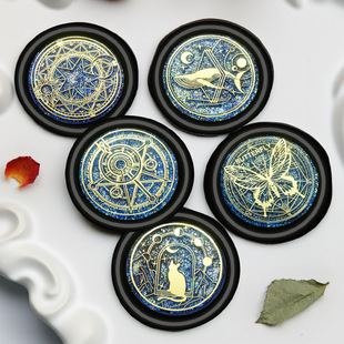 创意火漆印章章头请柬信封密封手工手帐复古文艺实心黄铜礼品封印