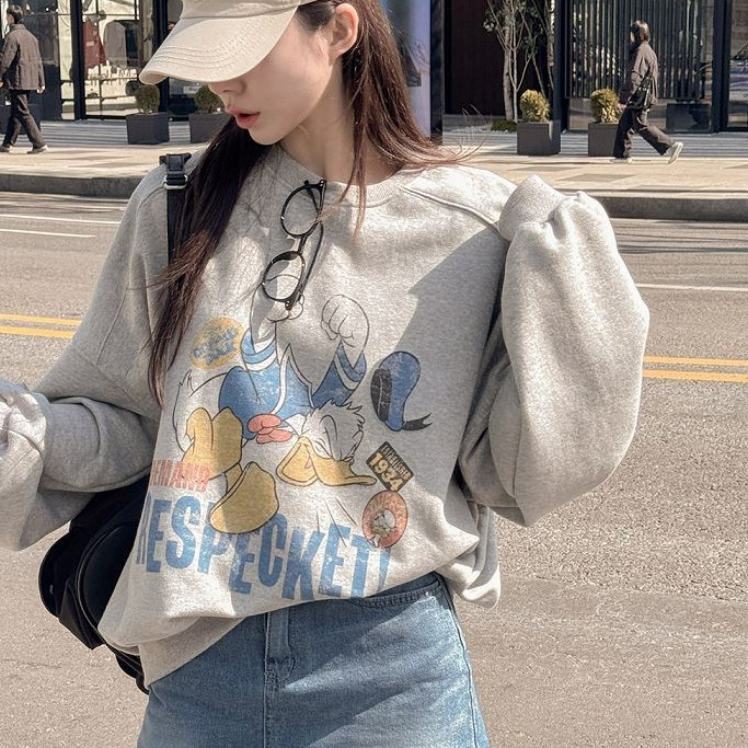 动漫米奇宽松休闲减龄卫衣